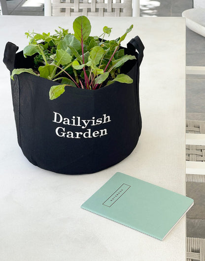 Dailyish Garden Gift Set with seasonal herbs + journal