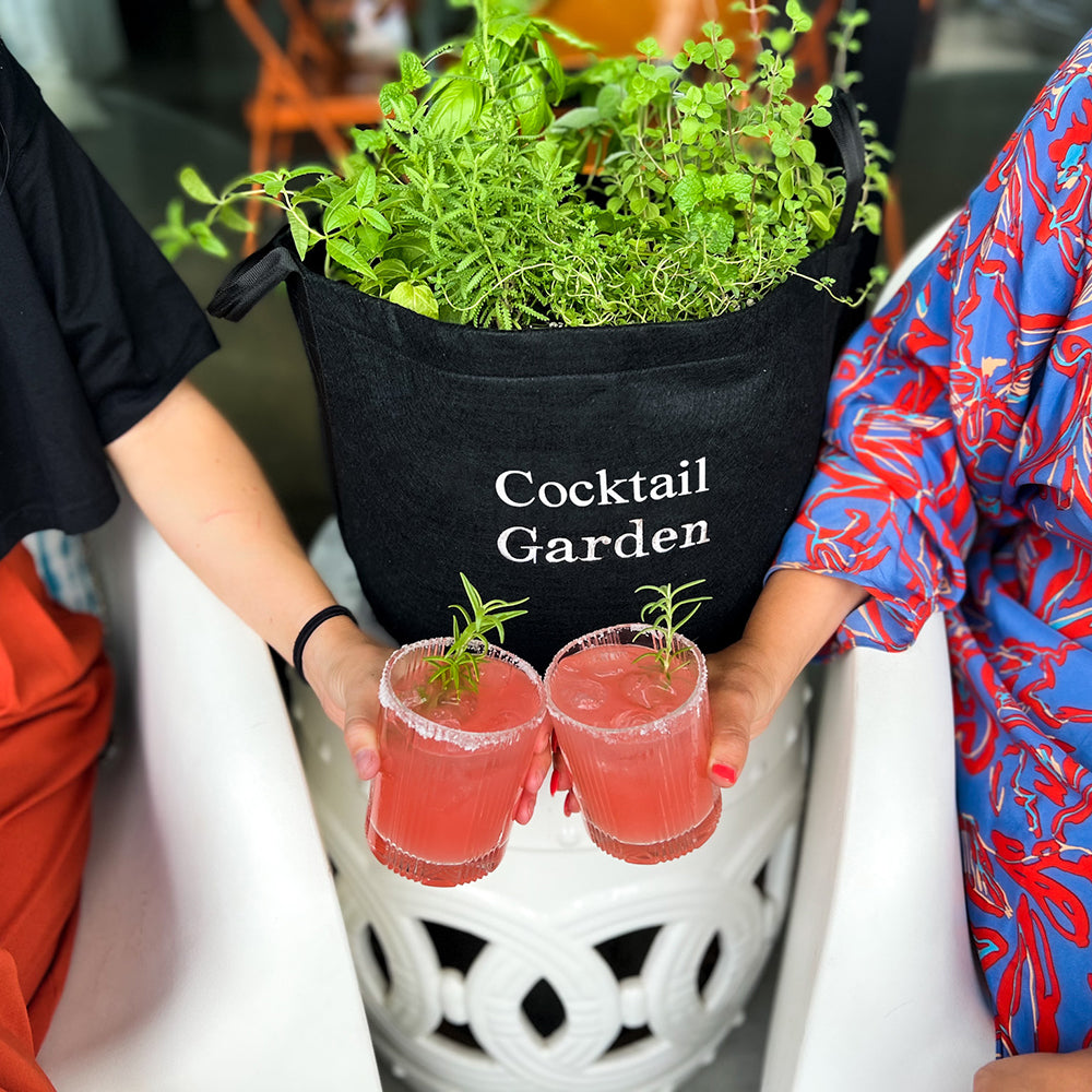 Cocktail Garden Kit with seasonal herbs