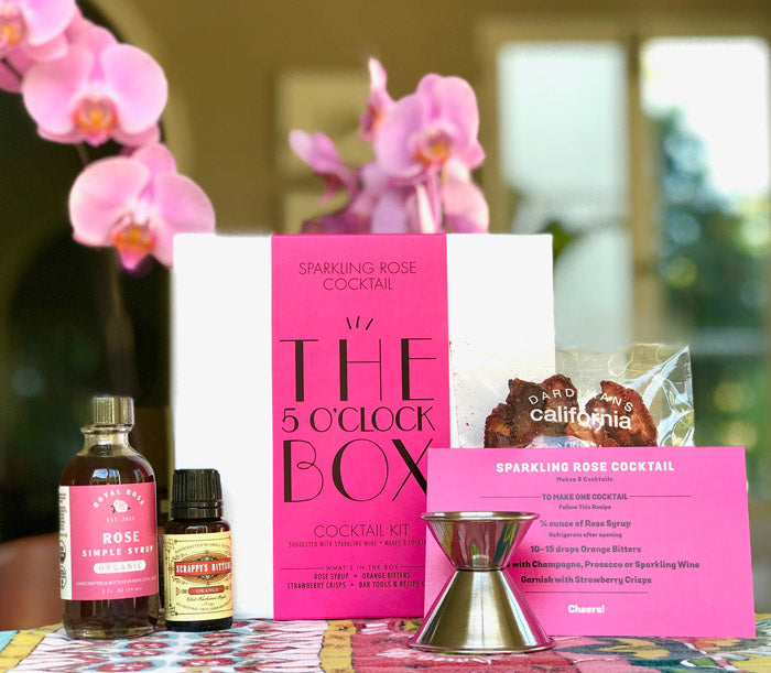 Cocktail Garden Gift Set with 5 O'Clock Box