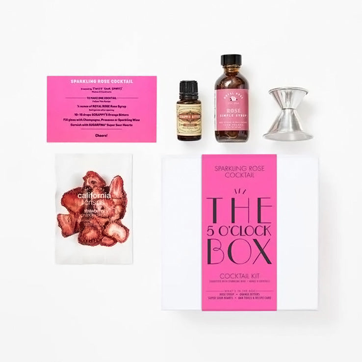 Cocktail Garden Gift Set with 5 O'Clock Box