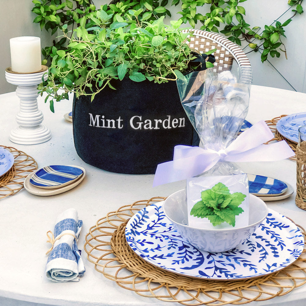 Mint Garden Gift Set with mint patties