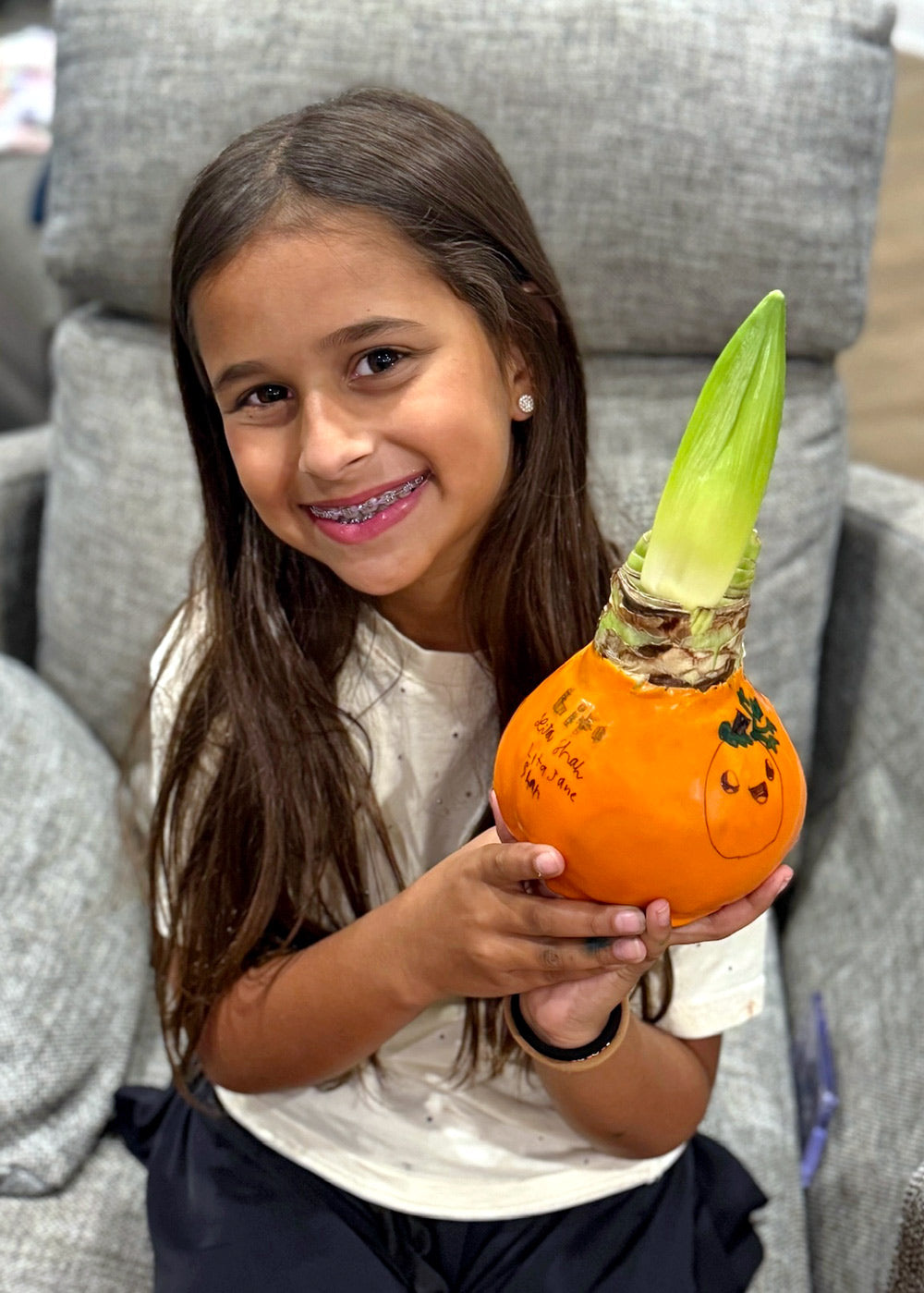 Perfectly Imperfect Pumpkin Bulb with sovereign blooms