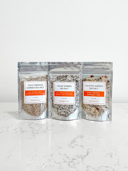 Garden-Inspired Sea Salts