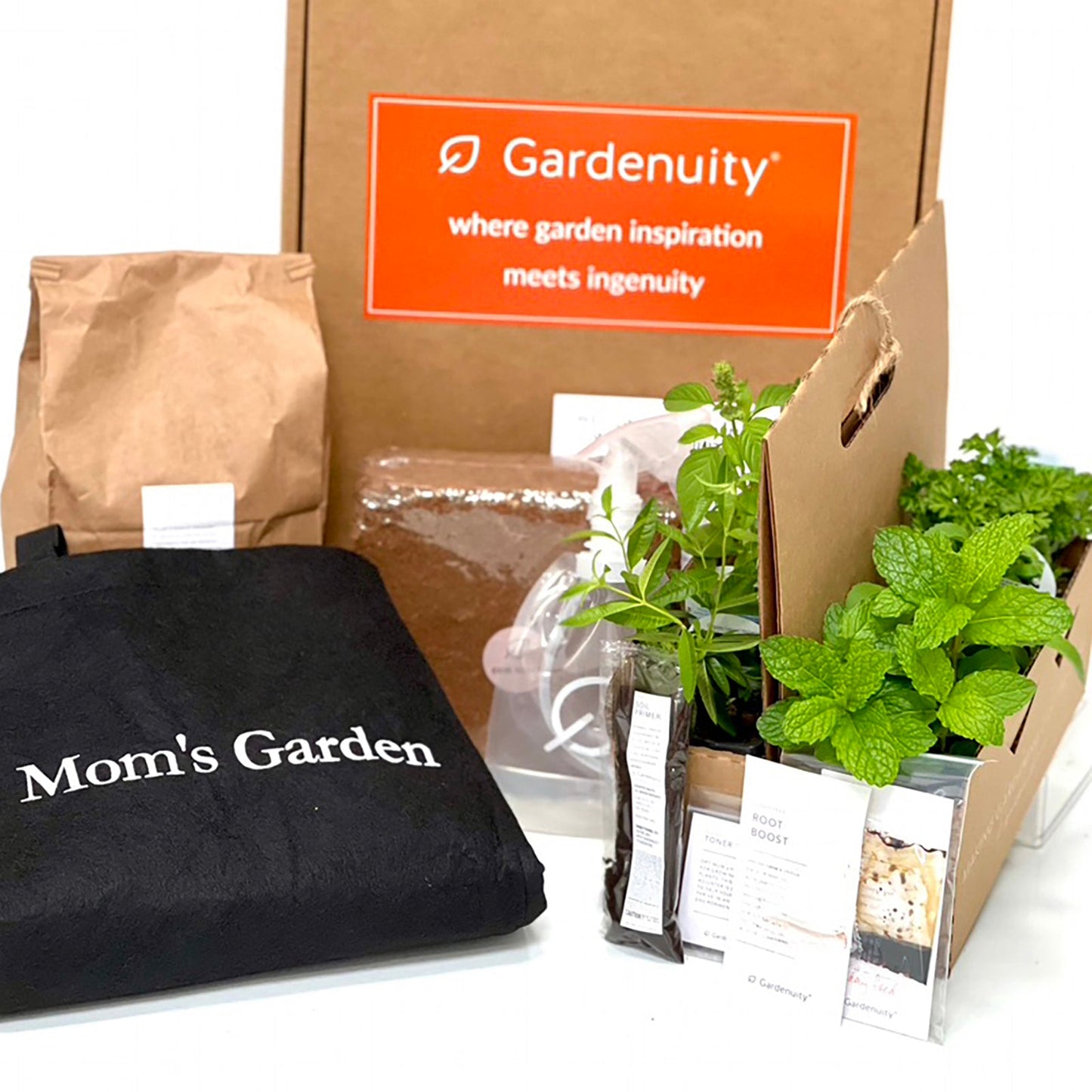 Mom's Garden Kit with seasonal herbs