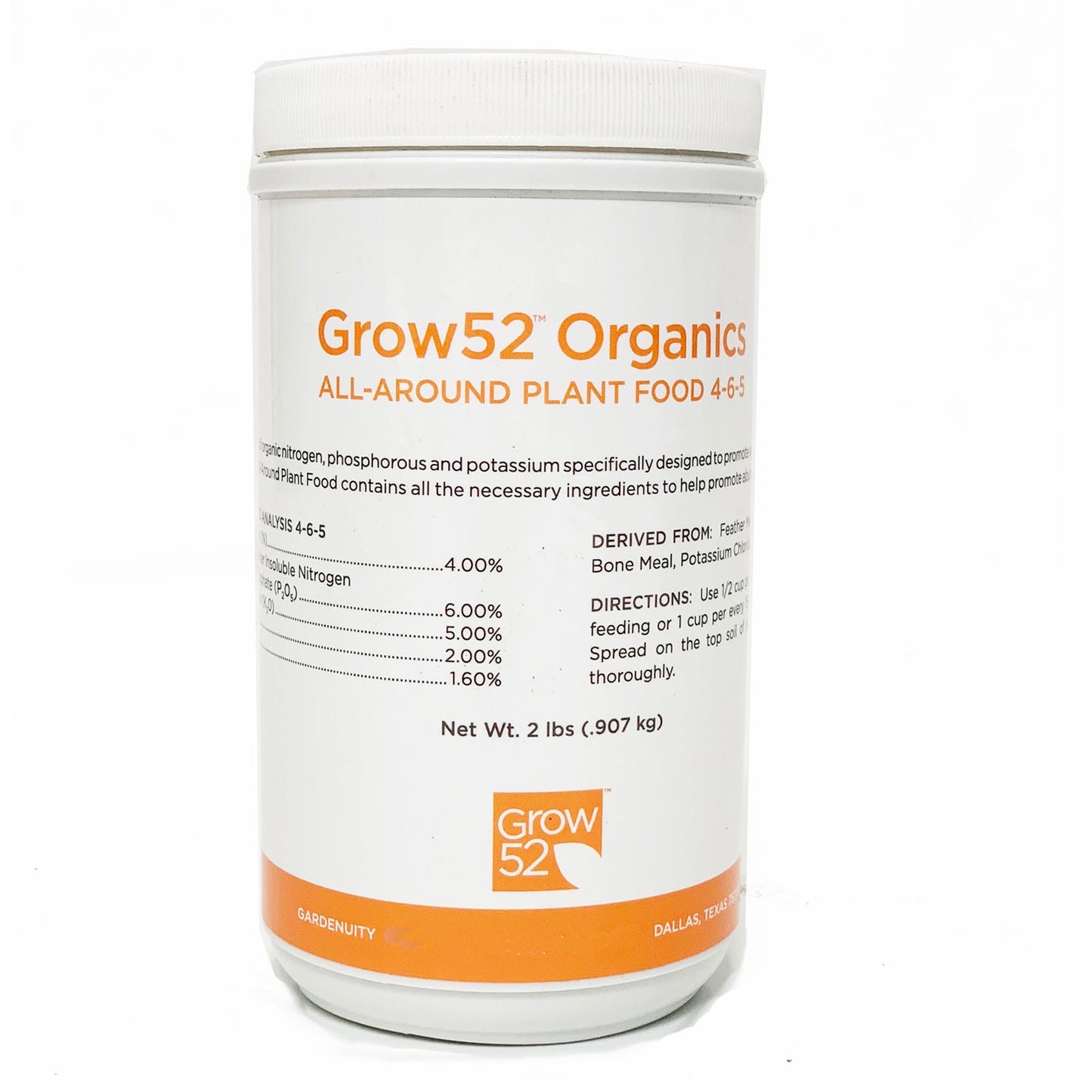 Grow52 Organics All-Around Plant Food 4-6-5