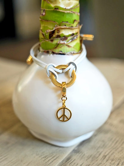 Winter White Waxed Bulb & Charm Bracelet Gift Set‎