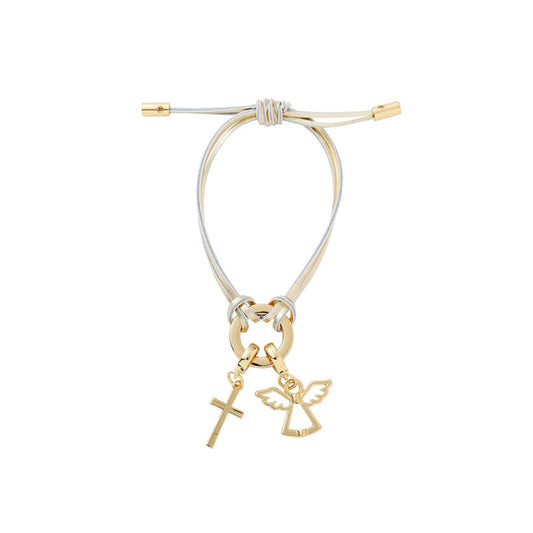 image of Leather Cord Bracelet‎ by Oventure 