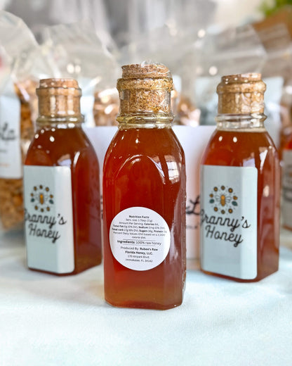 Granny-O-La™ Honey & Brunch Bag Garden Gift Set‎ with culinary herbs + pure honey