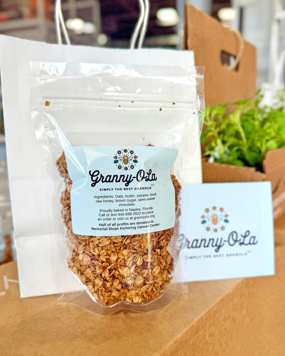 Granny-O-La™ Granola & Brunch Bag Garden Gift Set‎ with culinary herbs + artisan granola
