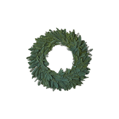 Real Noble Fir Candle Ring Wreath, 15"