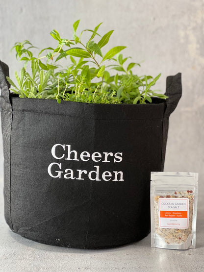 Outdoor Cheers Giftable with Cocktail Garden Salt Gift Set