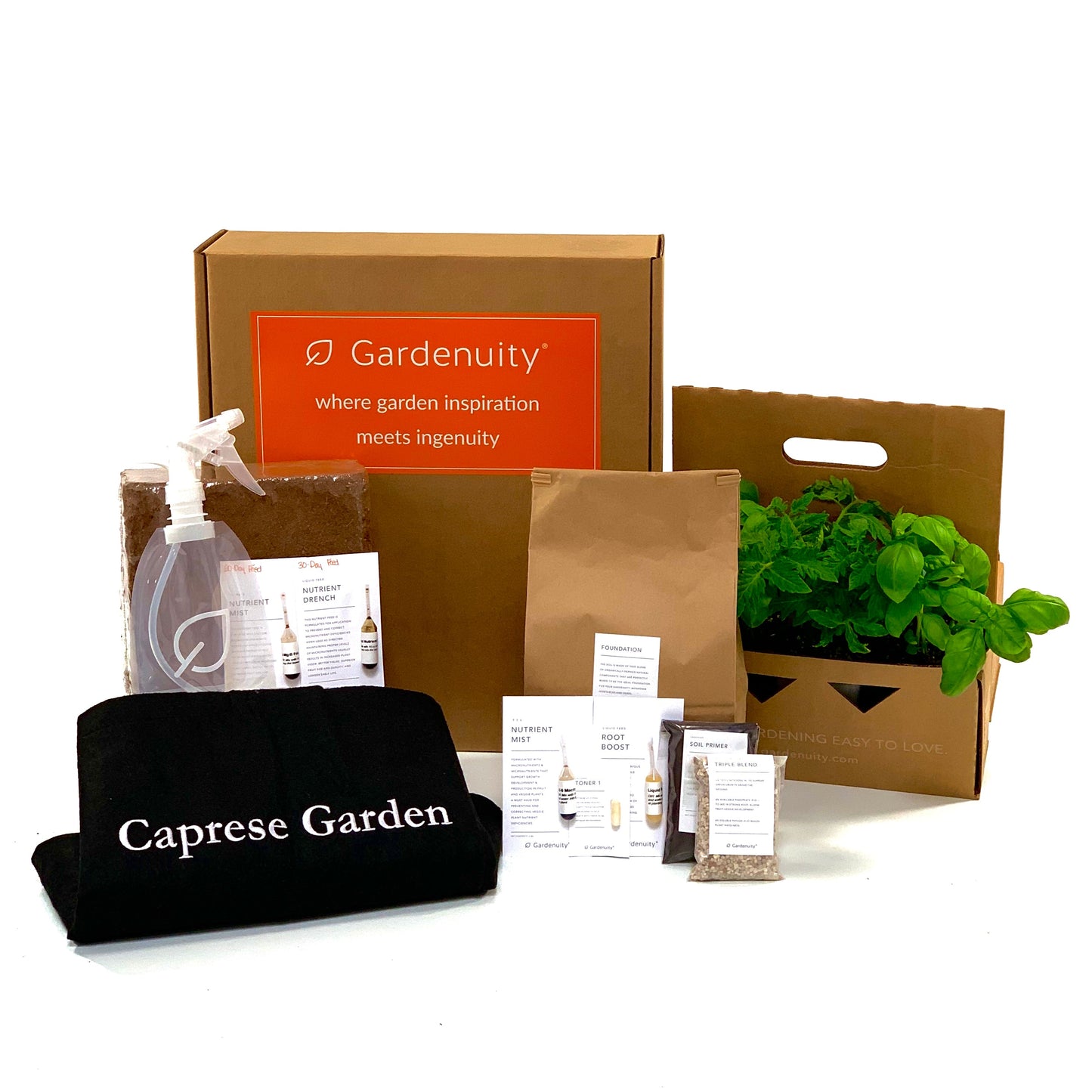 Caprese Garden Gift Set with Paula Lambert Book