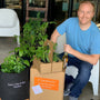 Some Like It Hot Garden Kit with pepper plants & seasonal herbs